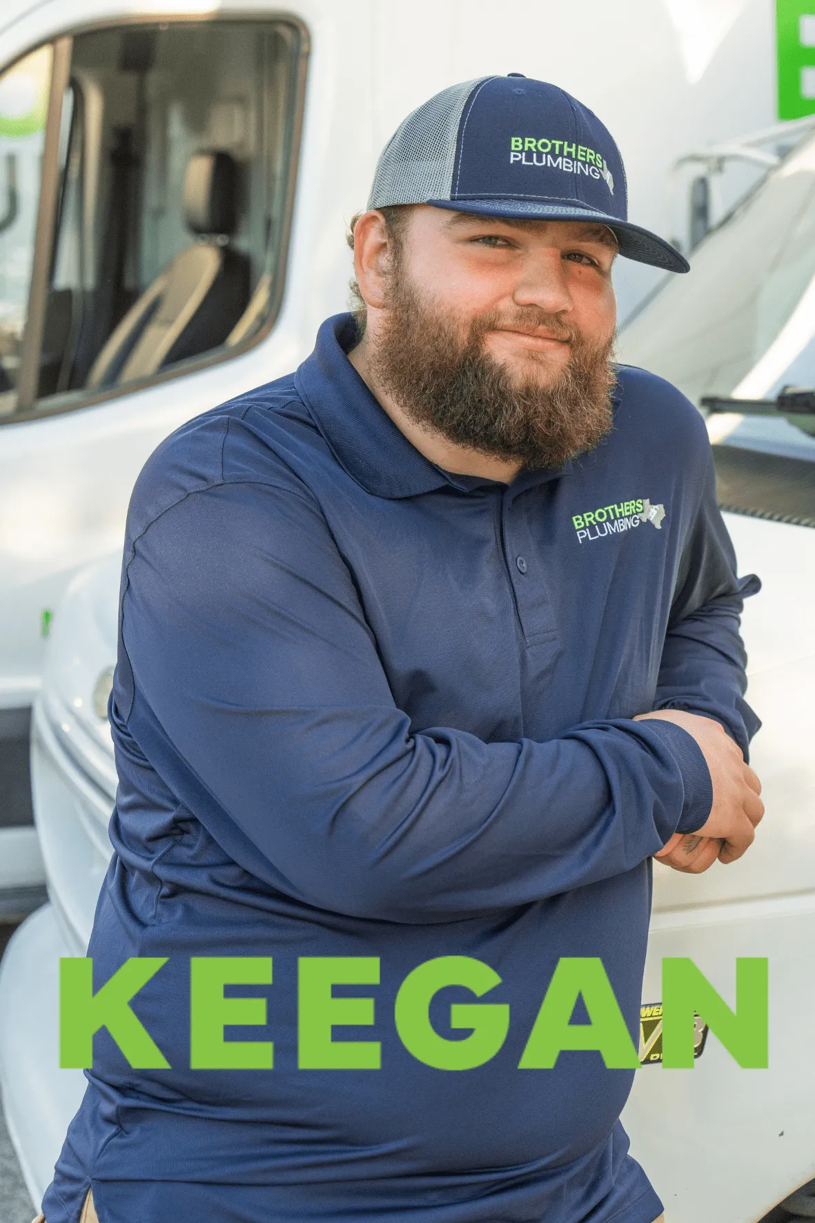 Keegan, plumbing apprentice at Brothers Plumbing